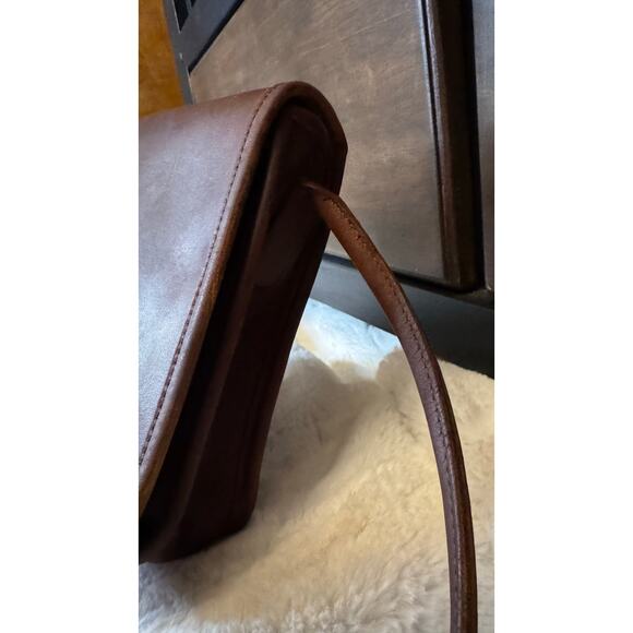 RARE ANILINE VELVET Coach Vintage Washed Leather Crossbody USA - Picture 8 of 8